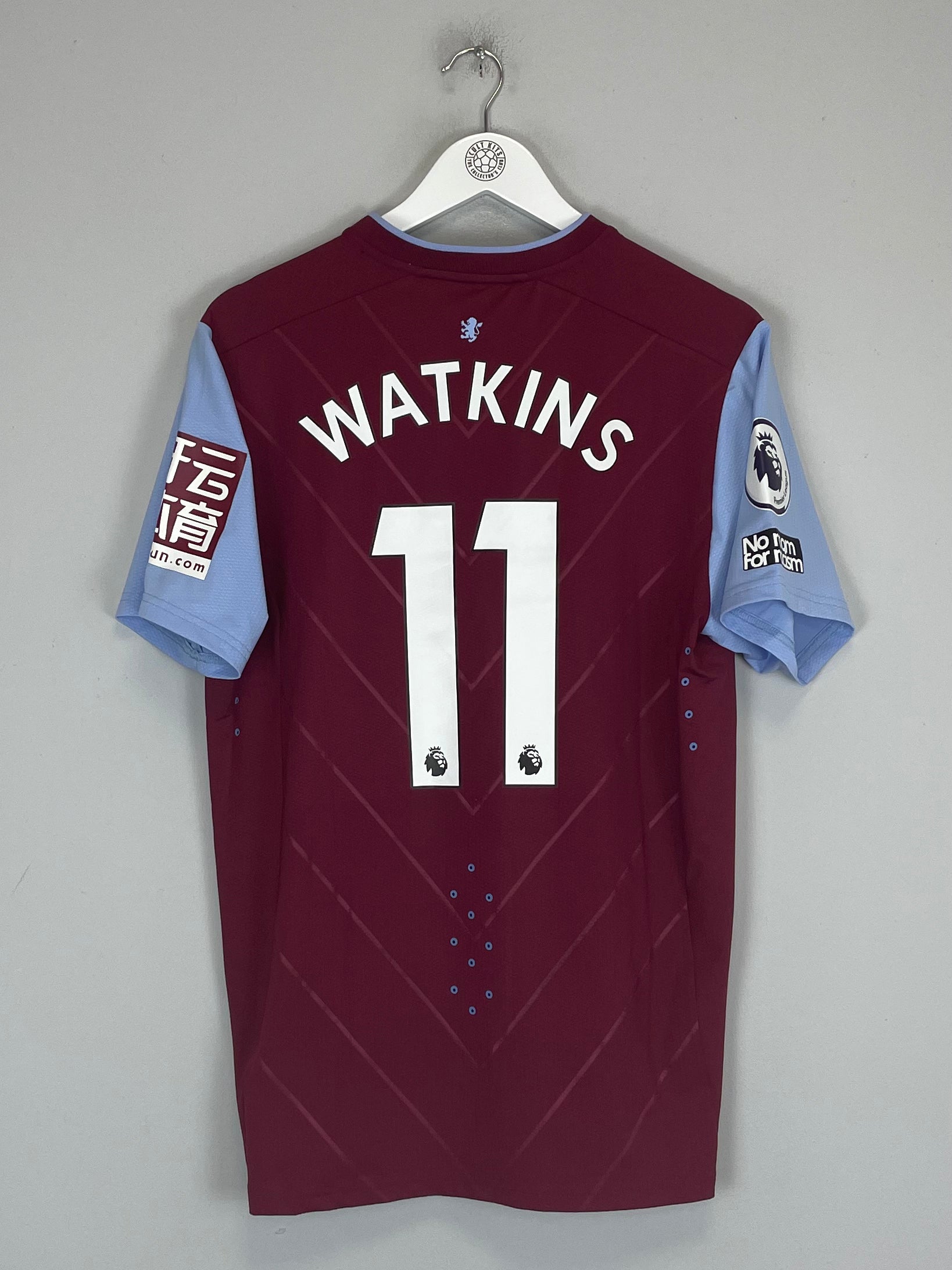 Shop 2022/23 ASTON VILLA WATKINS #11 *MATCH ISSUE* HOME SHIRT (M) CASTORE, classic football shirts, vintage football shirts & retro soccer jerseys at Cult Kits