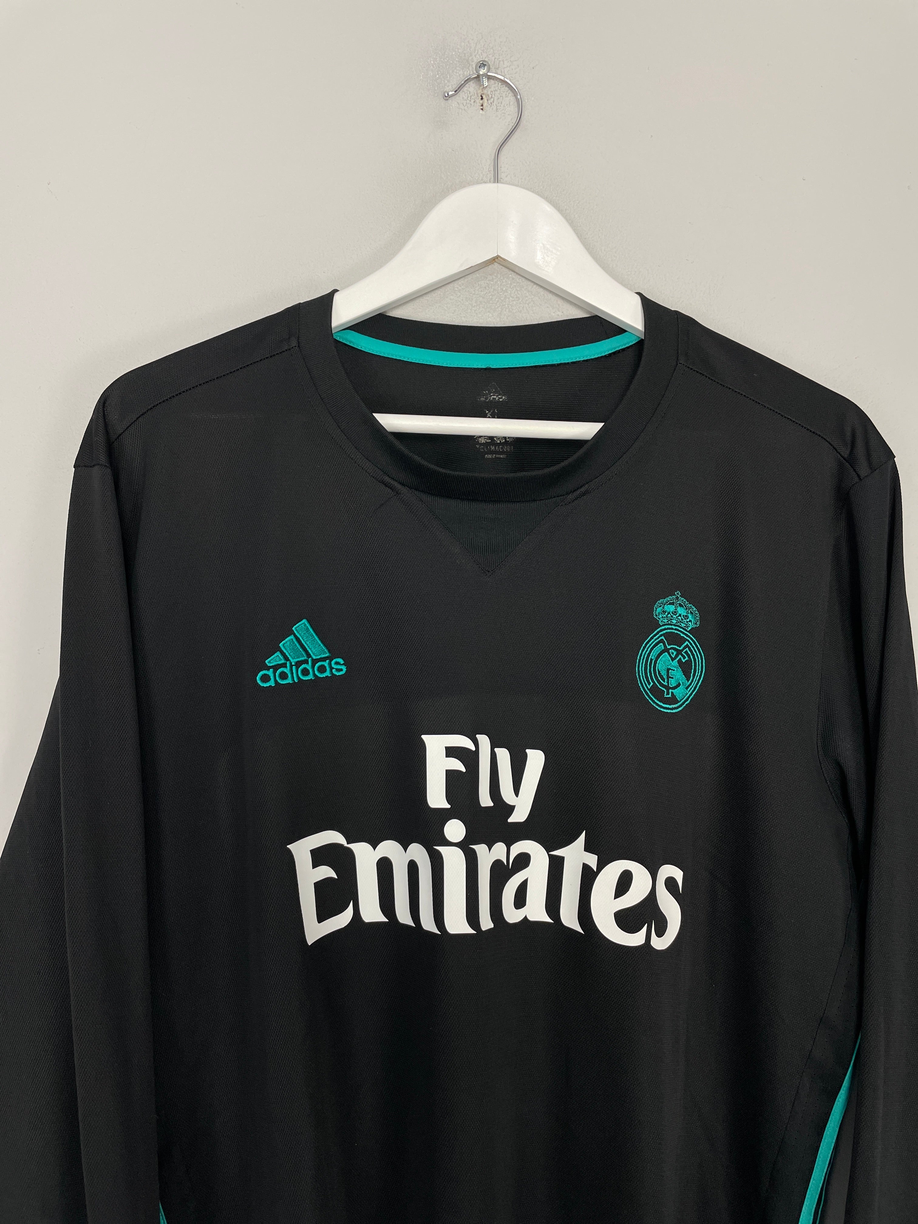 Shop 2017/18 REAL MADRID RONALDO #7 L/S AWAY SHIRT (XL) ADIDAS, classic football shirts, vintage football shirts & retro soccer jerseys at Cult Kits