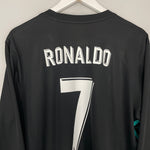 Shop 2017/18 REAL MADRID RONALDO #7 L/S AWAY SHIRT (XL) ADIDAS, classic football shirts, vintage football shirts & retro soccer jerseys at Cult Kits