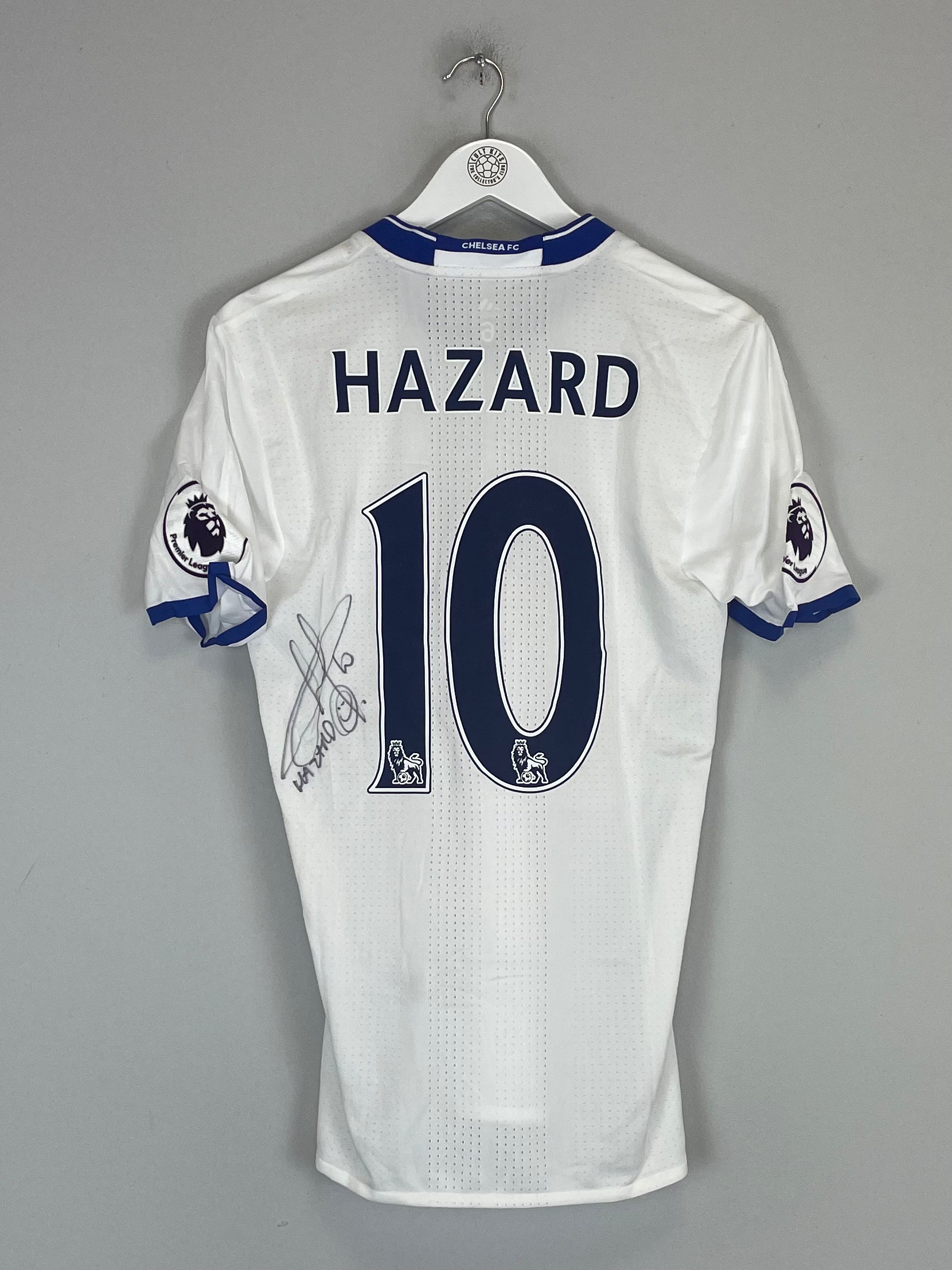Shop 2016/17 CHELSEA HAZARD #17 *MATCH ISSUE + SIGNED* HOME SHIRT (M) ADIDAS, classic football shirts, vintage football shirts & retro soccer jerseys at Cult Kits