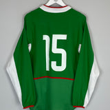 Shop 2003/04 MEXICO #15 L/S HOME SHIRT (M) NIKE, classic football shirts, vintage football shirts & retro soccer jerseys at Cult Kits