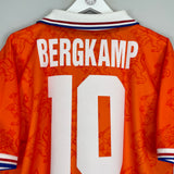 1994 NETHERLANDS BERGKAMP #10 HOME SHIRT (XL) LOTTO