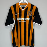 2005/06 HULL CITY HOME SHIRT (M) DIADORA