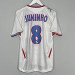 Shop 2006/07 LYON JUNINHO #8 HOME SHIRT (M) UMBRO, classic football shirts, vintage football shirts & retro soccer jerseys at Cult Kits