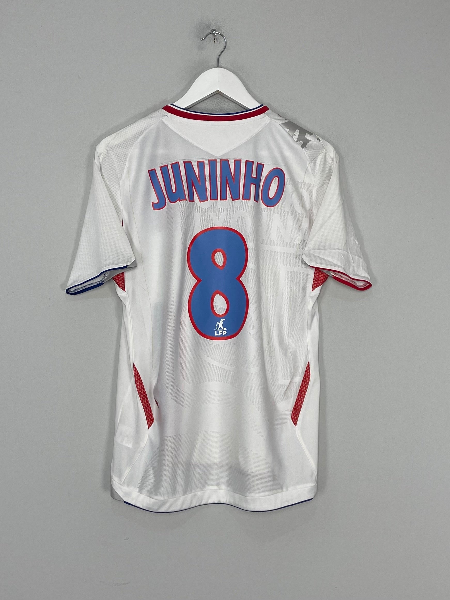 Shop 2006/07 LYON JUNINHO #8 HOME SHIRT (M) UMBRO, classic football shirts, vintage football shirts & retro soccer jerseys at Cult Kits