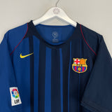2004/05 BARCELONA RONALDINHO #10 AWAY SHIRT (XXL) NIKE
