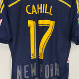 2014/15 NEW YORK RED BULLS CAHILL #17 *AUTHENTIC* AWAY SHIRT (L) ADIDAS