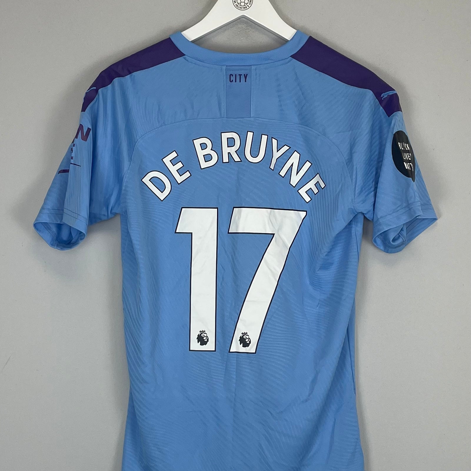 Shop 2019/20 MANCHESTER CITY DE BRUYNE #17 *MATCH WORN* HOME SHIRT (M) PUMA, classic football shirts, vintage football shirts & retro soccer jerseys at Cult Kits