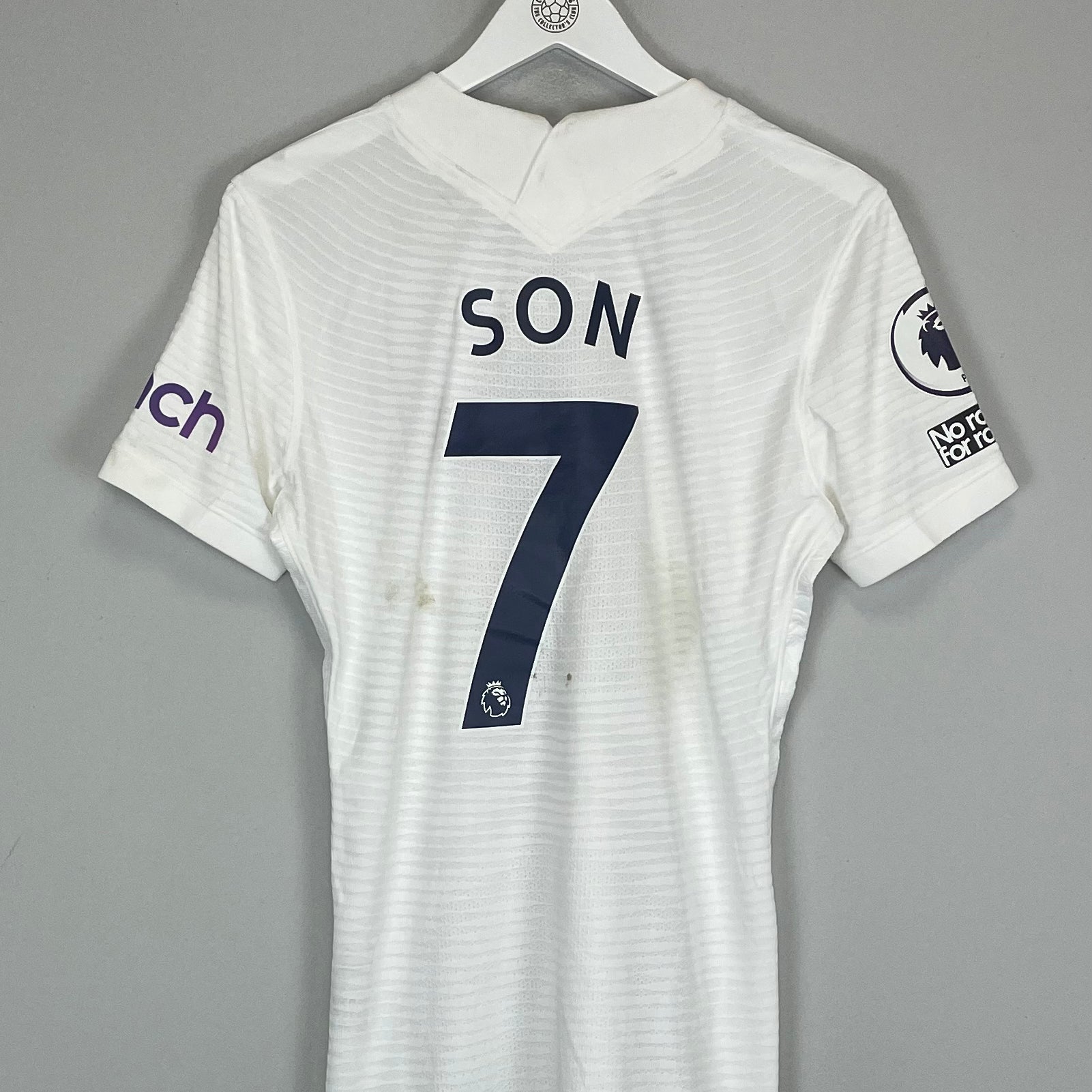 Shop 2021/22 TOTTENHAM SON #7 *MATCH WORN* HOME SHIRT (M) NIKE, classic football shirts, vintage football shirts & retro soccer jerseys at Cult Kits