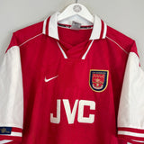 Shop 1996/98 ARSENAL PEPE #10 HOME SHIRT (XL) NIKE, classic football shirts, vintage football shirts & retro soccer jerseys at Cult Kits