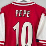 Shop 1996/98 ARSENAL PEPE #10 HOME SHIRT (XL) NIKE, classic football shirts, vintage football shirts & retro soccer jerseys at Cult Kits