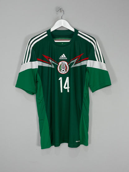 2014/15 MEXICO CHICHARITO #14 HOME SHIRT (L) ADIDAS
