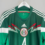 Shop 2014 MEXICO R.MARQUEZ #4 HOME SHIRT (XL) ADIDAS, classic football shirts, vintage football shirts & retro soccer jerseys at Cult Kits