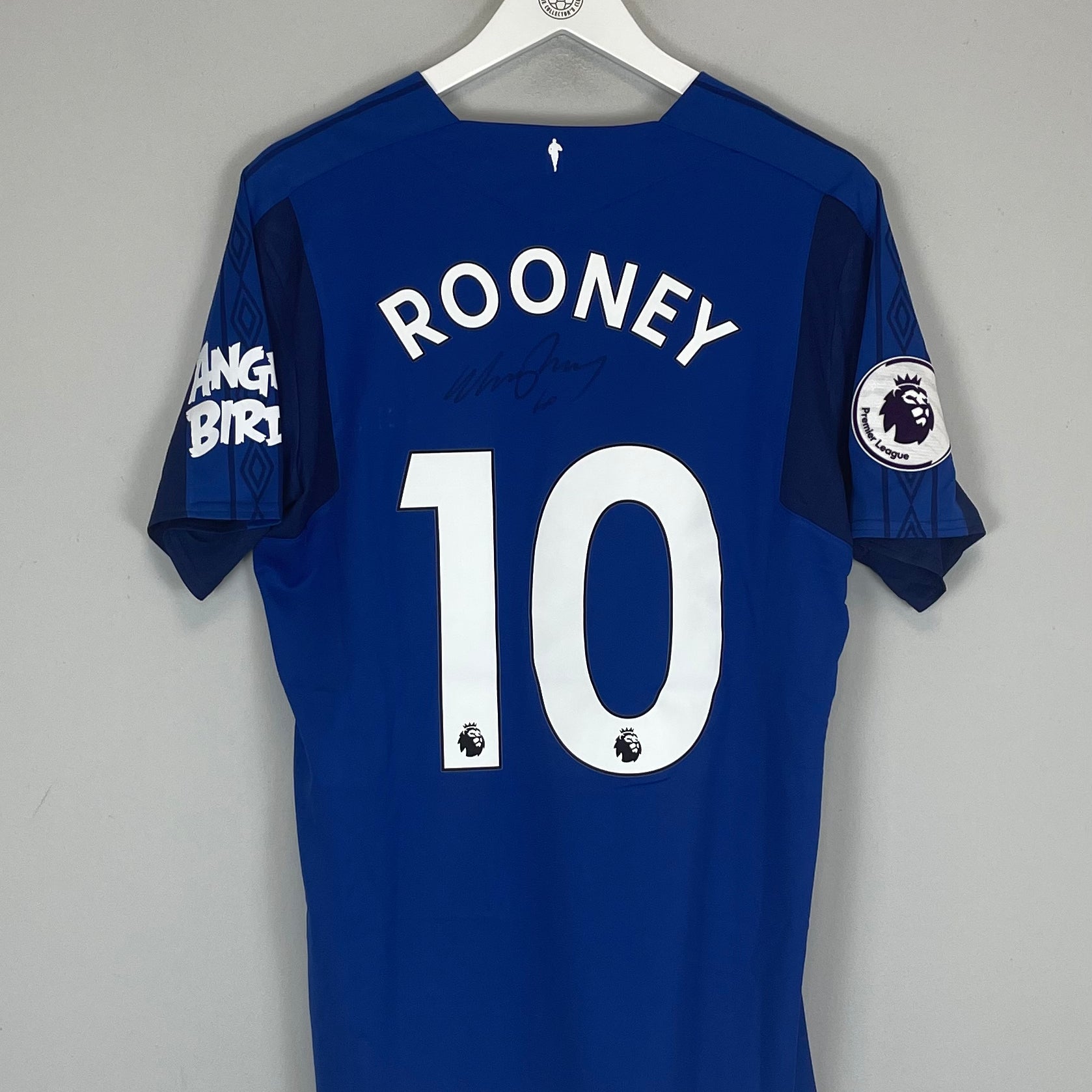 Shop 2017/18 EVERTON ROONEY #10 *MATCH ISSUE* + SIGNED* HOME SHIRT (L) UMBRO, classic football shirts, vintage football shirts & retro soccer jerseys at Cult Kits