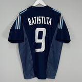 Shop 2002/04 ARGENTINA BATISTUTA #9 AWAY SHIRT (L) ADIDAS, classic football shirts, vintage football shirts & retro soccer jerseys at Cult Kits