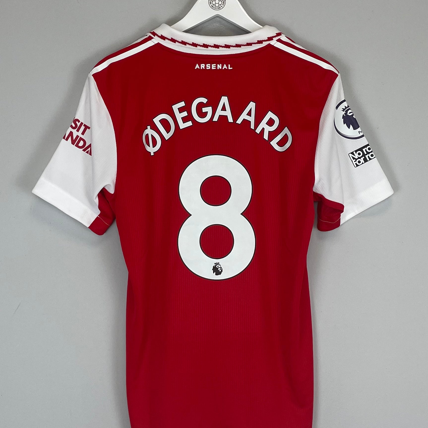 Shop 2022/23 ARSENAL ODEGAARD #8 *MATCH ISSUE* HOME SHIRT (M) ADIDAS, classic football shirts, vintage football shirts & retro soccer jerseys at Cult Kits