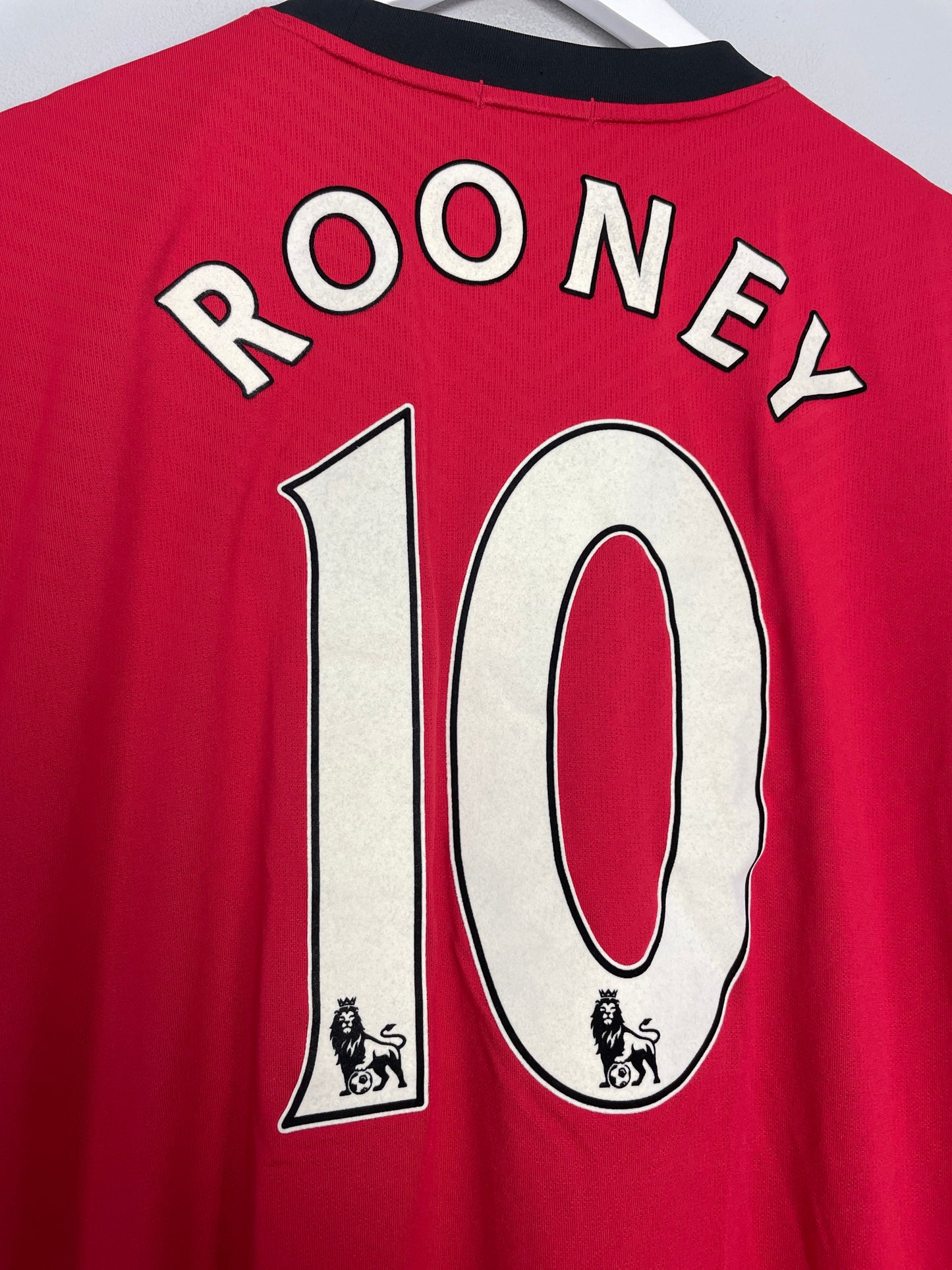 2009/10 MANCHESTER UNITED ROONEY #10 HOME SHIRT (XL) NIKE
