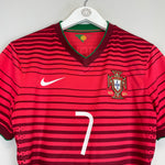 Shop 2014/15 PORTUGAL RONALDO #7 *AUTHENTIC* HOME SHIRT (M) NIKE, classic football shirts, vintage football shirts & retro soccer jerseys at Cult Kits