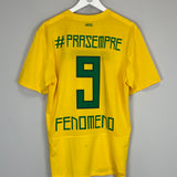 2011/12 BRAZIL RONALDO FENOMENO #9 SPECIAL HOME SHIRT (L) NIKE