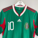 Shop 2010 MEXICO C.BLANCO #10 HOME SHIRT (S) ADIDAS, classic football shirts, vintage football shirts & retro soccer jerseys at Cult Kits