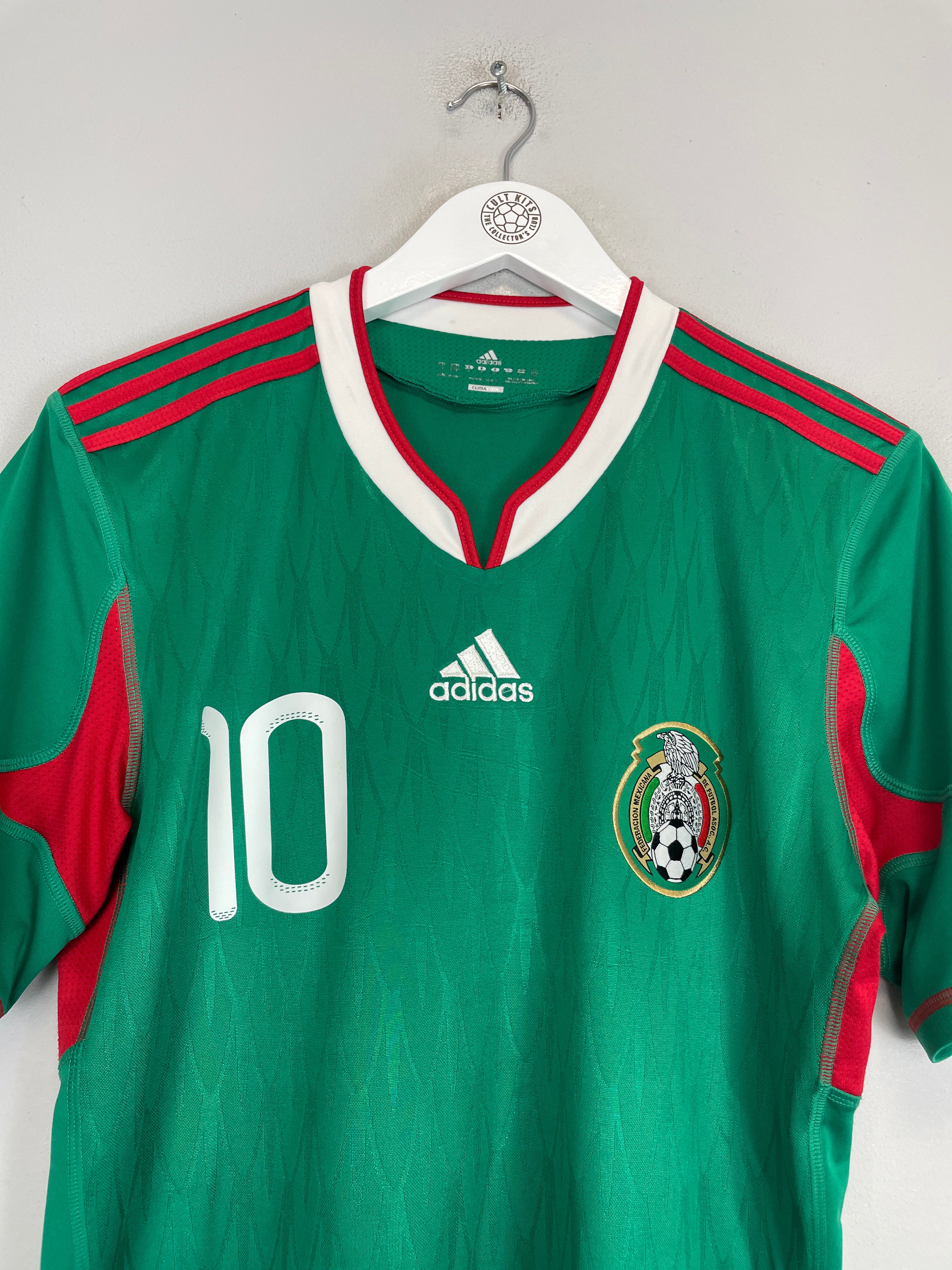 Shop 2010 MEXICO C.BLANCO #10 HOME SHIRT (S) ADIDAS, classic football shirts, vintage football shirts & retro soccer jerseys at Cult Kits
