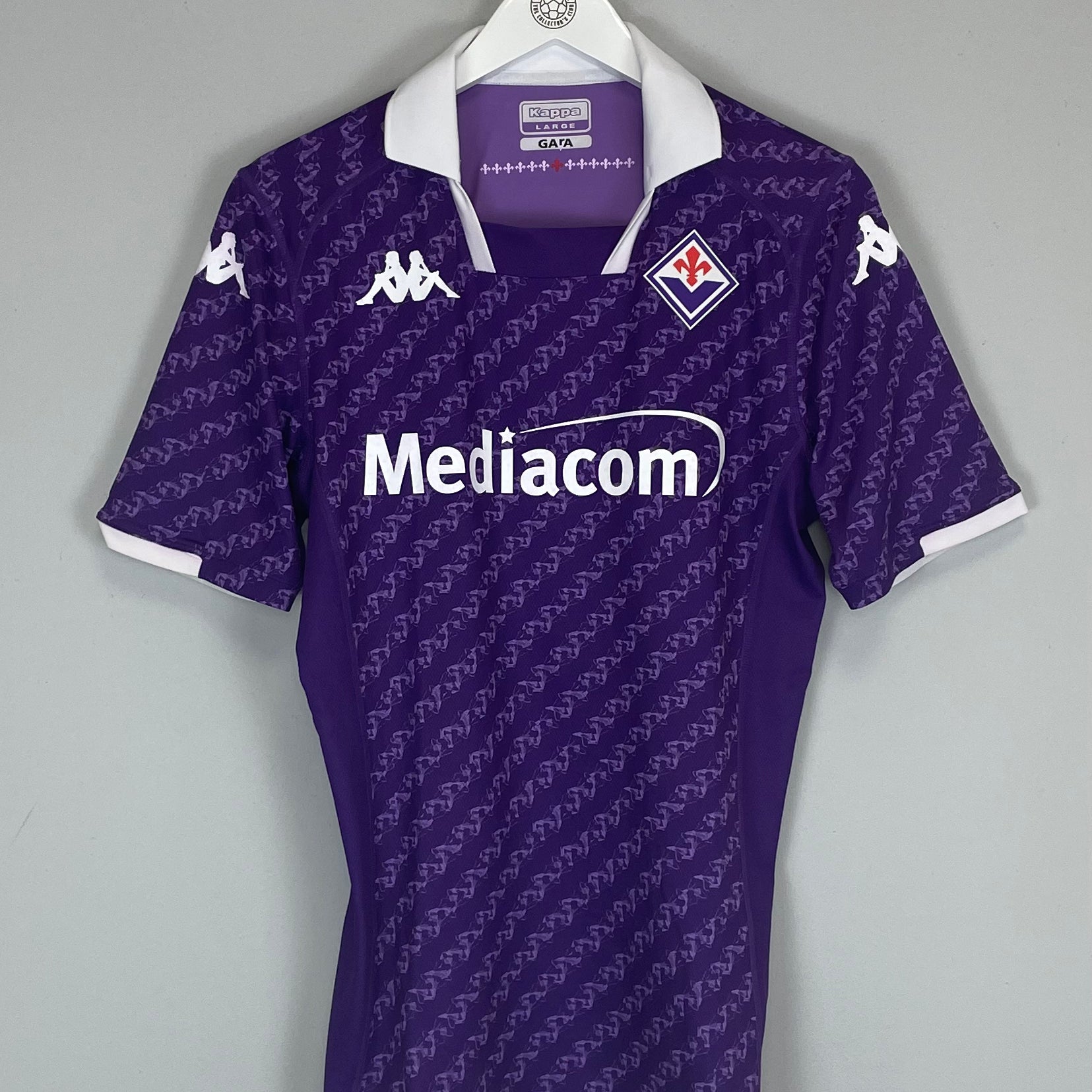 Shop 2023/24 FIORENTINA NICO #7 *MATCH WORN* HOME SHIRT (L) KAPPA, classic football shirts, vintage football shirts & retro soccer jerseys at Cult Kits