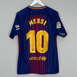 2017/18 BARCELONA MESSI #10 HOME SHIRT (M) NIKE