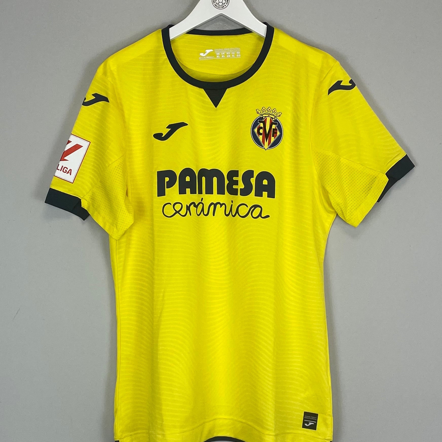 Shop 2023/24 VILLARREAL SORLOTH #11 *MATCH WORN* HOME SHIRT (XL) JOMA, classic football shirts, vintage football shirts & retro soccer jerseys at Cult Kits