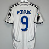 2006/07 REAL MADRID RONALDO #9 HOME SHIRT (S) ADIDAS