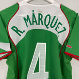 Shop 2005/06 MEXICO R.MARQUEZ #4 HOME SHIRT (M) NIKE, classic football shirts, vintage football shirts & retro soccer jerseys at Cult Kits