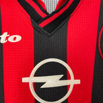 Shop 1997/98 AC MILAN DAVIDS #26 HOME SHIRT (XL) LOTTO, classic football shirts, vintage football shirts & retro soccer jerseys at Cult Kits