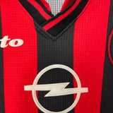 Shop 1997/98 AC MILAN DAVIDS #26 HOME SHIRT (XL) LOTTO, classic football shirts, vintage football shirts & retro soccer jerseys at Cult Kits