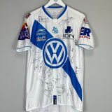 2007/08 PUEBLA #22 *SQUAD SIGNED* HOME SHIRT (S) ATLETICA