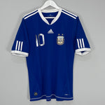 Shop 2010/11 ARGENTINA MESSI #10 AWAY SHIRT (M) ADIDAS, classic football shirts, vintage football shirts & retro soccer jerseys at Cult Kits