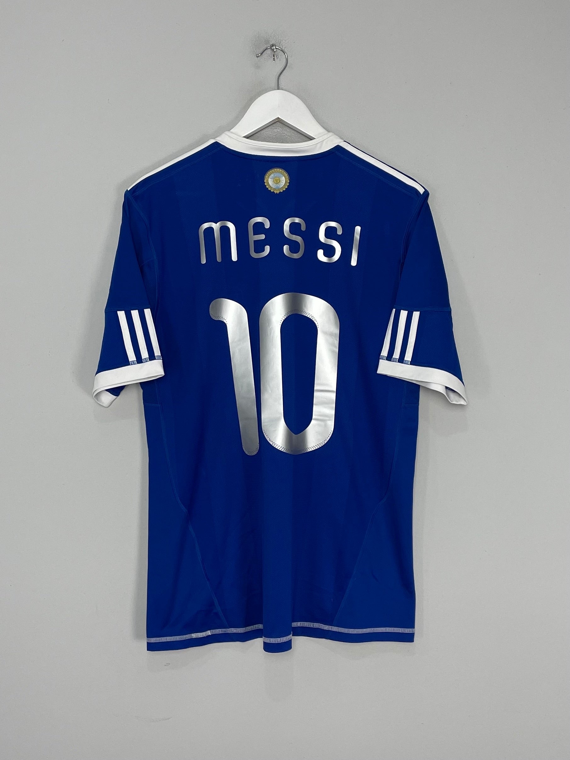 Shop 2010/11 ARGENTINA MESSI #10 AWAY SHIRT (M) ADIDAS, classic football shirts, vintage football shirts & retro soccer jerseys at Cult Kits