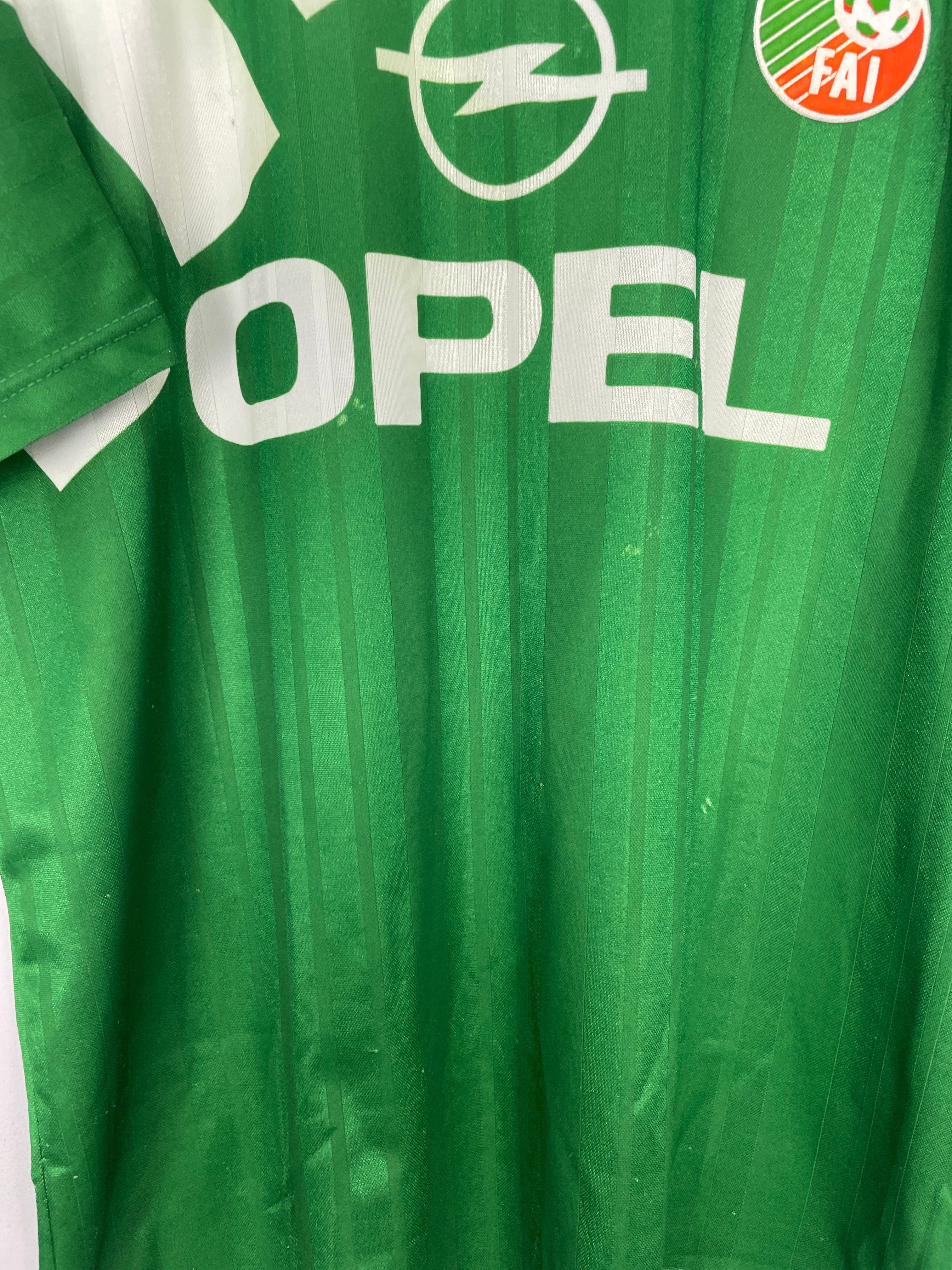 Shop 1992/94 IRELAND HOME SHIRT (XL) ADIDAS, classic football shirts, vintage football shirts & retro soccer jerseys at Cult Kits