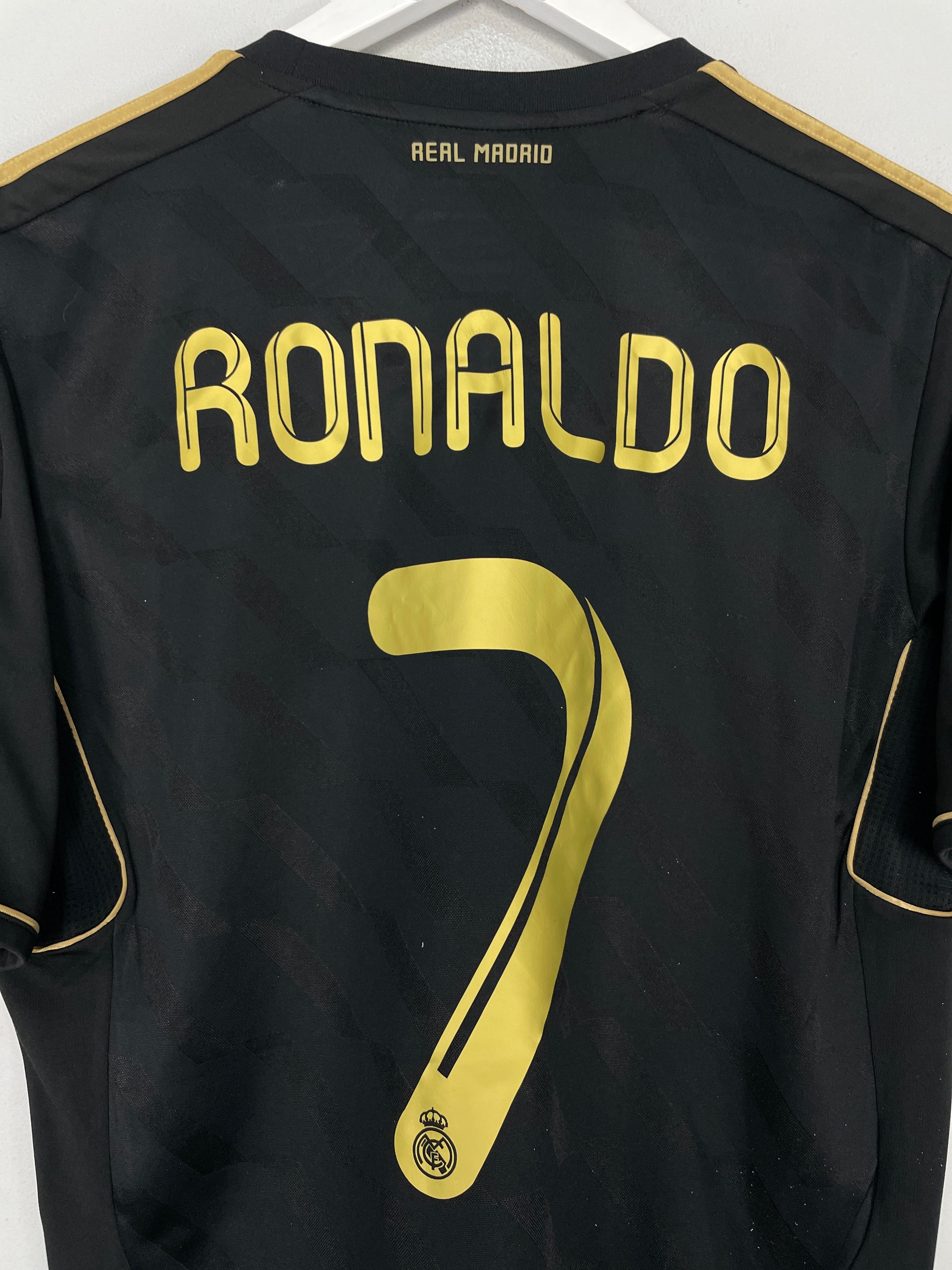 Shop 2011/12 REAL MADRID RONALDO #7 AWAY SHIRT (M) ADIDAS, classic football shirts, vintage football shirts & retro soccer jerseys at Cult Kits