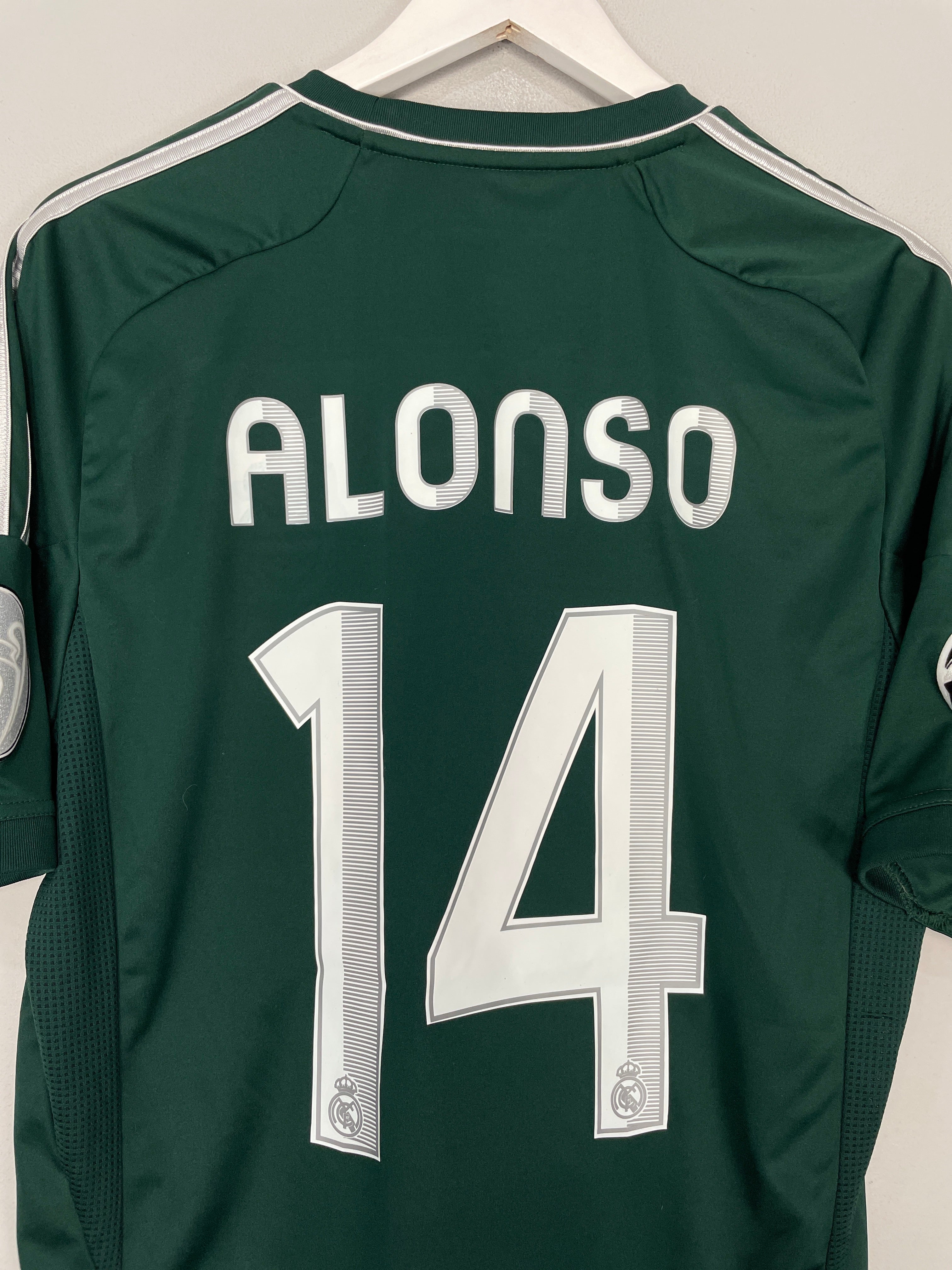 Shop 2012/13 REAL MADRID ALONSO #14 C/L THIRD SHIRT (L) ADIDAS, classic football shirts, vintage football shirts & retro soccer jerseys at Cult Kits