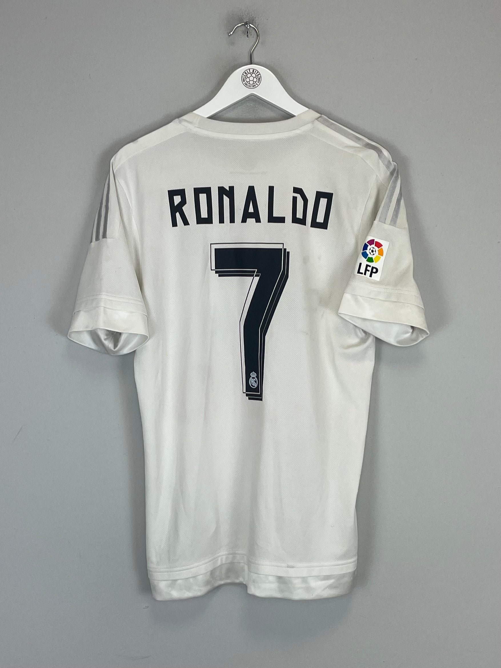 Shop 2015/16 REAL MADRID RONALDO #7 HOME SHIRT (L) ADIDAS, classic football shirts, vintage football shirts & retro soccer jerseys at Cult Kits