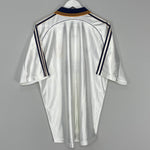 Shop 1998/00 REAL MADRID HOME SHIRT (L) ADIDAS, classic football shirts, vintage football shirts & retro soccer jerseys at Cult Kits