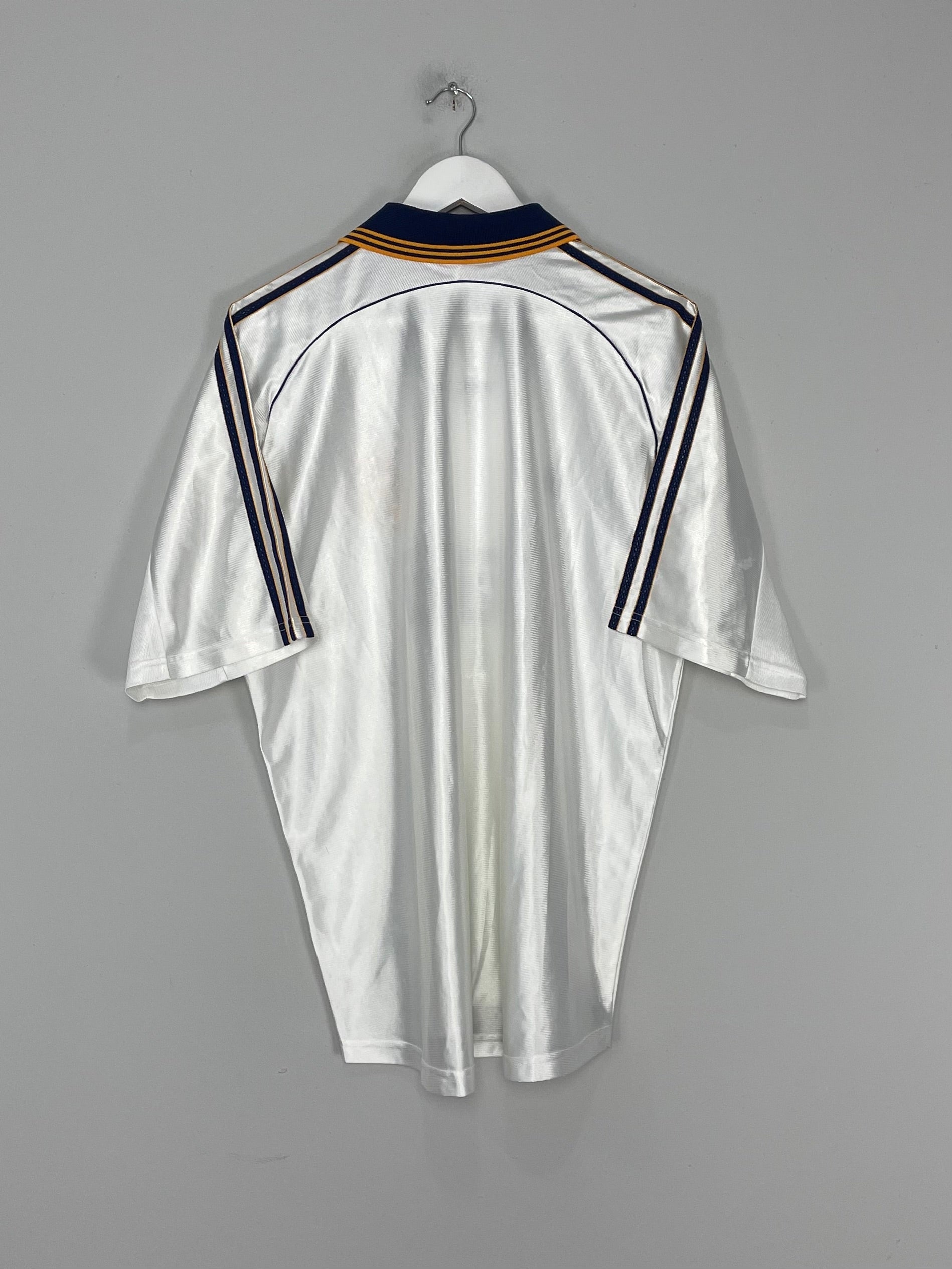Shop 1998/00 REAL MADRID HOME SHIRT (L) ADIDAS, classic football shirts, vintage football shirts & retro soccer jerseys at Cult Kits