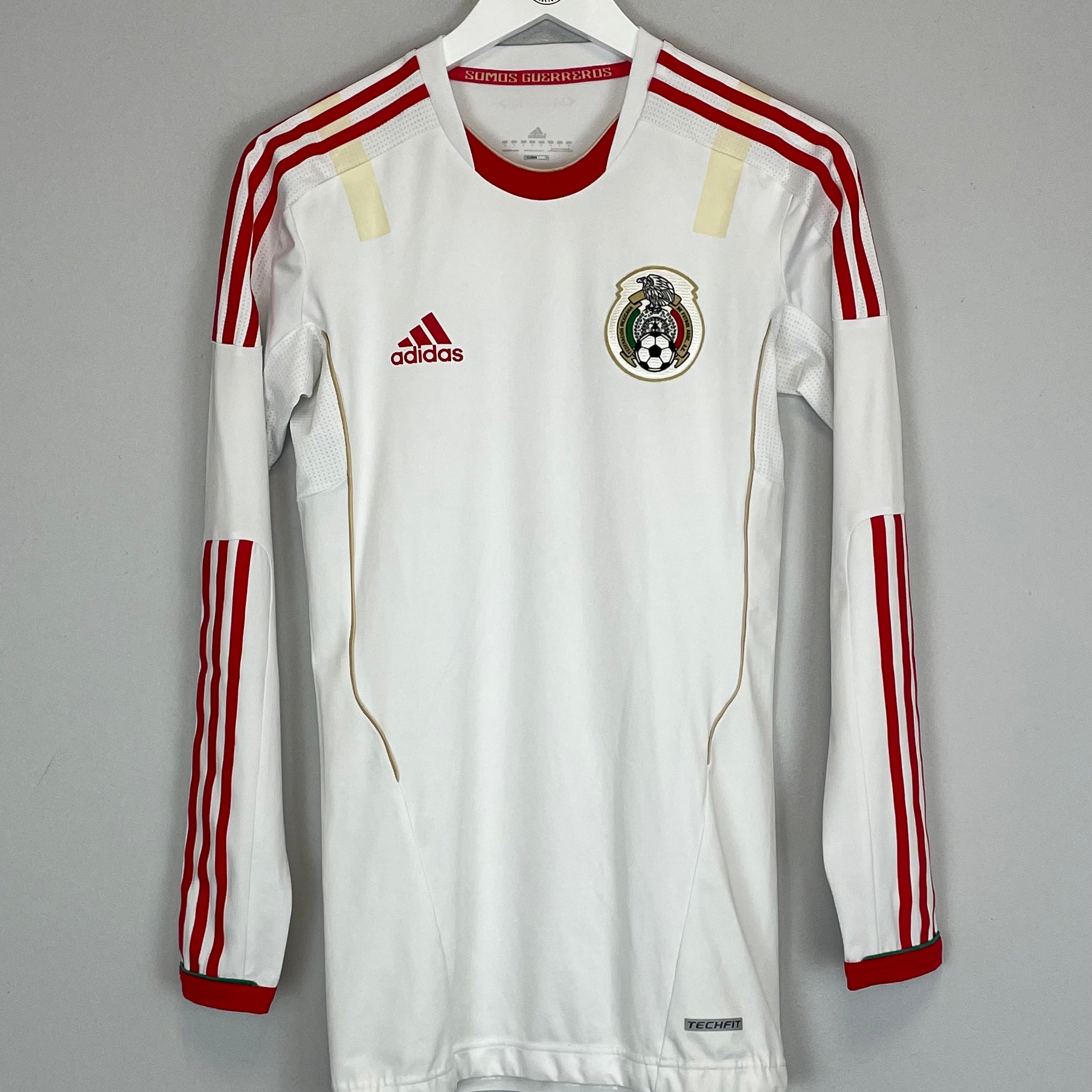 Shop 2013/14 MEXICO *PLAYER ISSUE* L/S AWAY SHIRT (M) ADIDAS, classic football shirts, vintage football shirts & retro soccer jerseys at Cult Kits