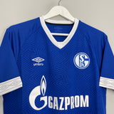 Shop 2018/19 SCHALKE HOME SHIRT (M) UMBRO, classic football shirts, vintage football shirts & retro soccer jerseys at Cult Kits
