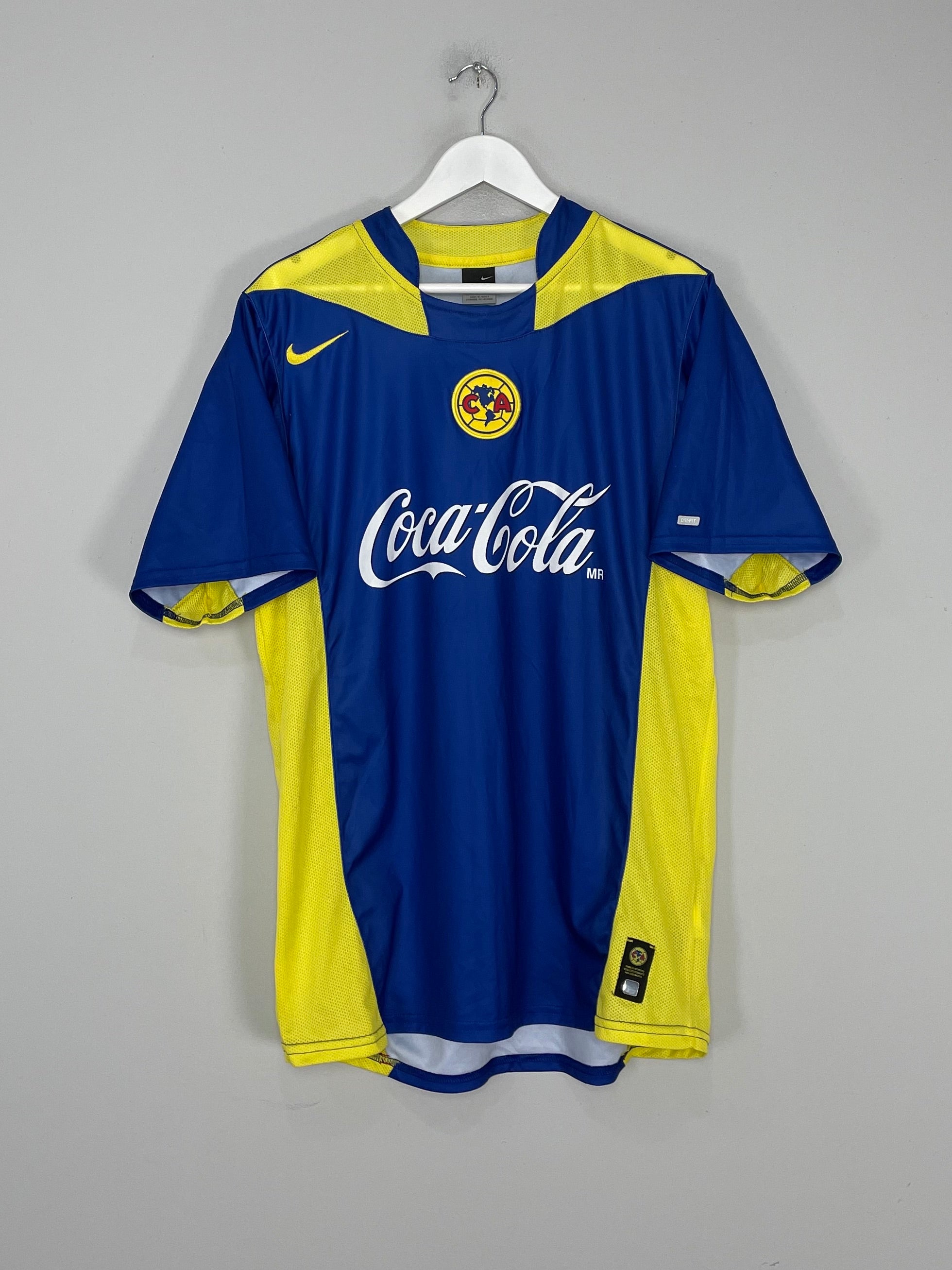 Shop 2005/06 CLUB AMERICA AWAY SHIRT (XL) NIKE, classic football shirts, vintage football shirts & retro soccer jerseys at Cult Kits