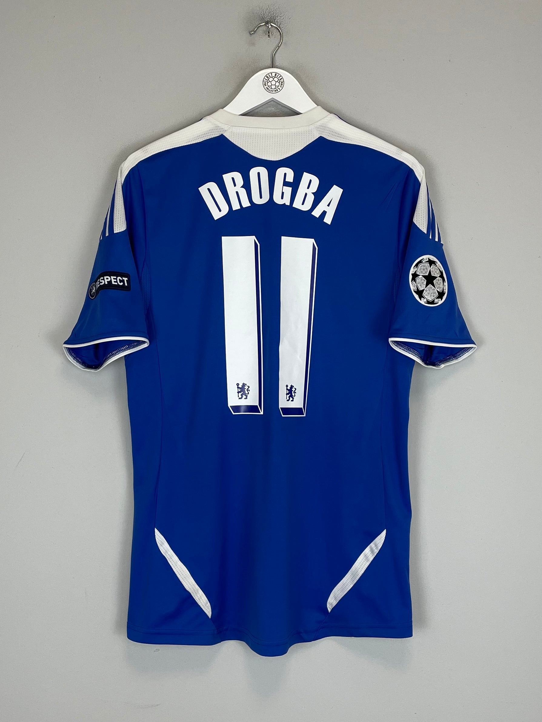 Buy 2011/12 CHELSEA DROGBA 11 C/L HOME SHIRT (M) ADIDAS ~ Free worldwide shipping available ~ Authentic Vintage Football Shirts from Cult Kits
