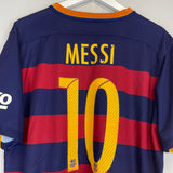 2015/16 BARCELONA MESSI #10 HOME SHIRT (XL) NIKE