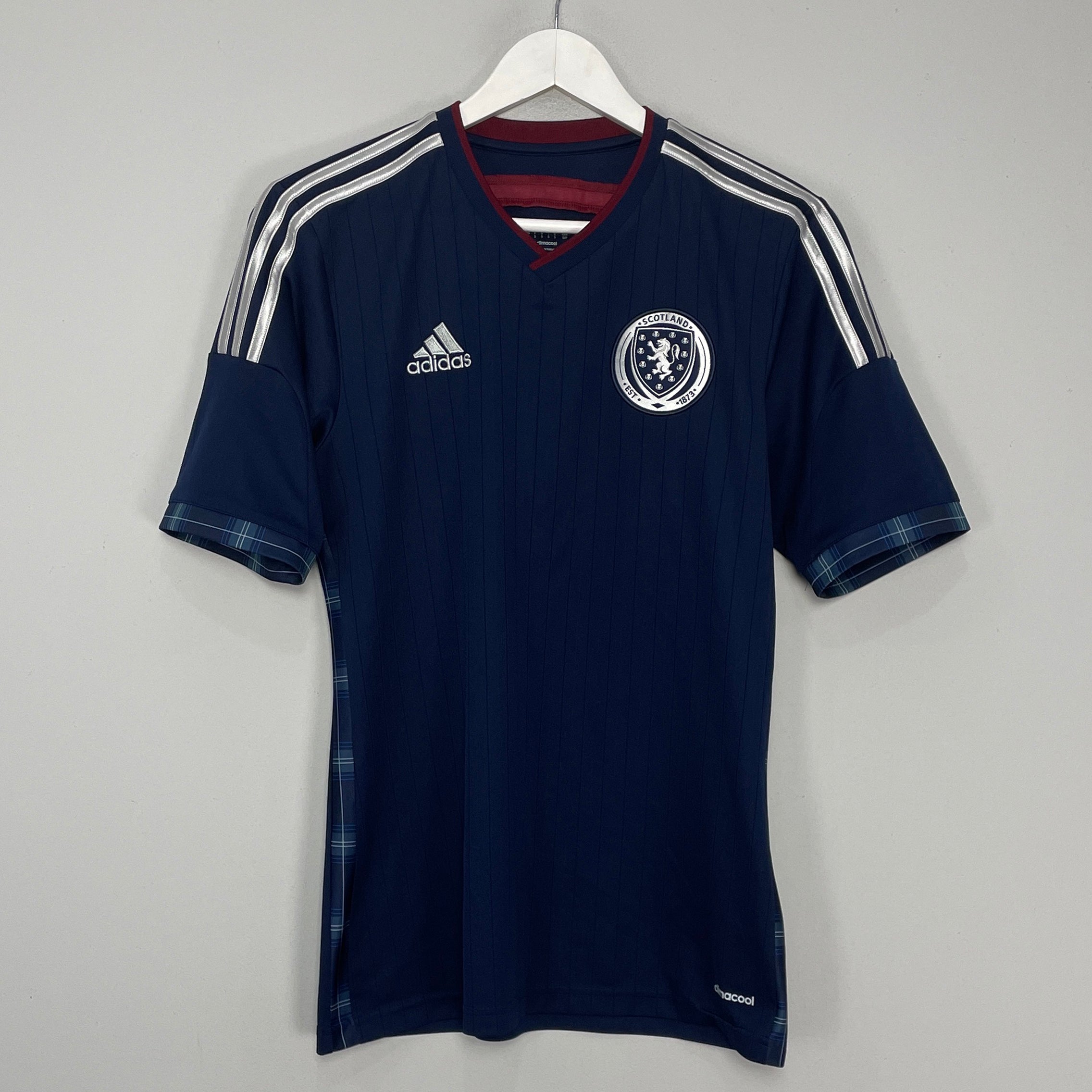 Shop 2014/15 SCOTLAND HOME SHIRT (S) ADIDAS, classic football shirts, vintage football shirts & retro soccer jerseys at Cult Kits