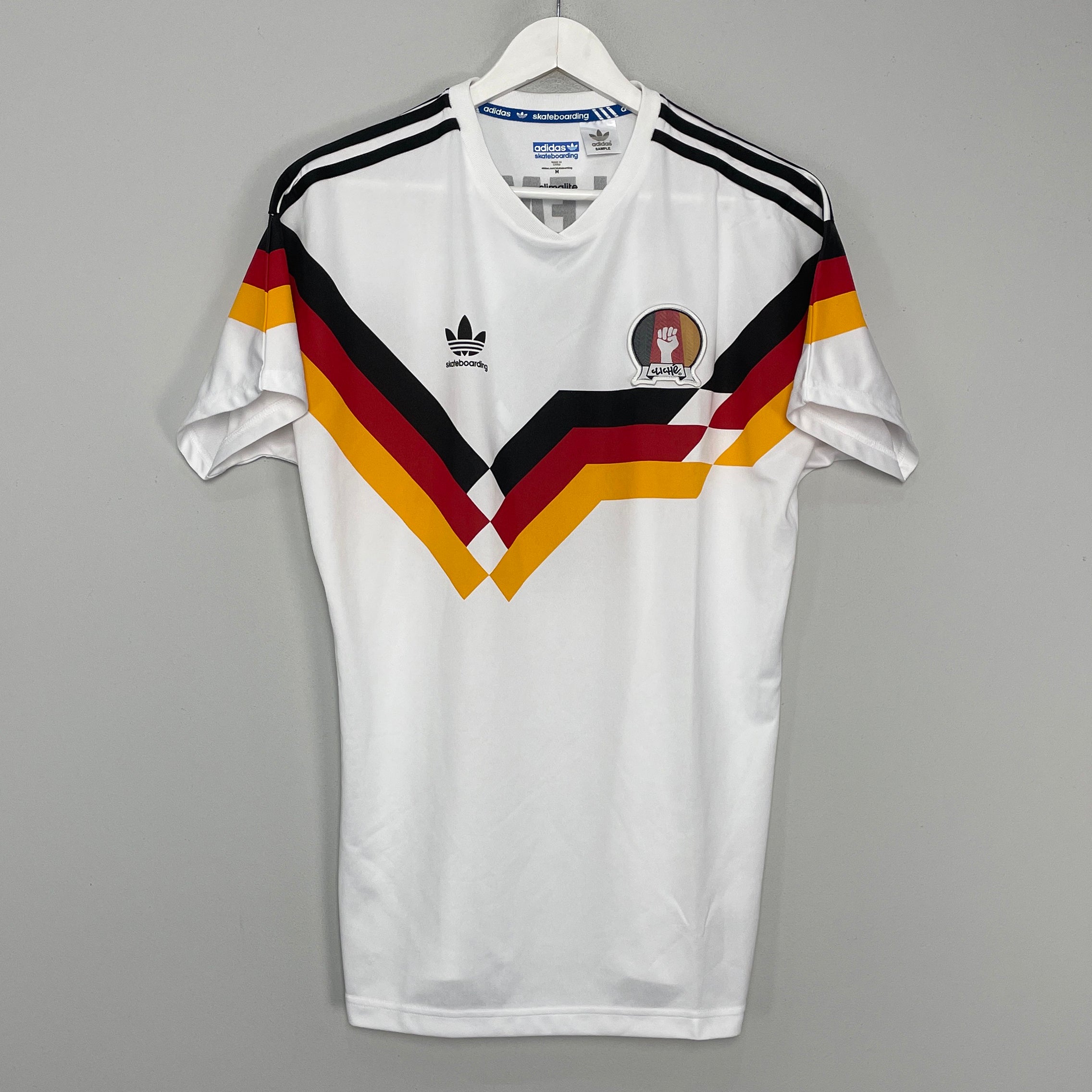 Shop 2014 GERMANY VILLEMIN #8 ADIDAS ORIGINALS X SKATEBOARDING SHIRT (M), classic football shirts, vintage football shirts & retro soccer jerseys at Cult Kits