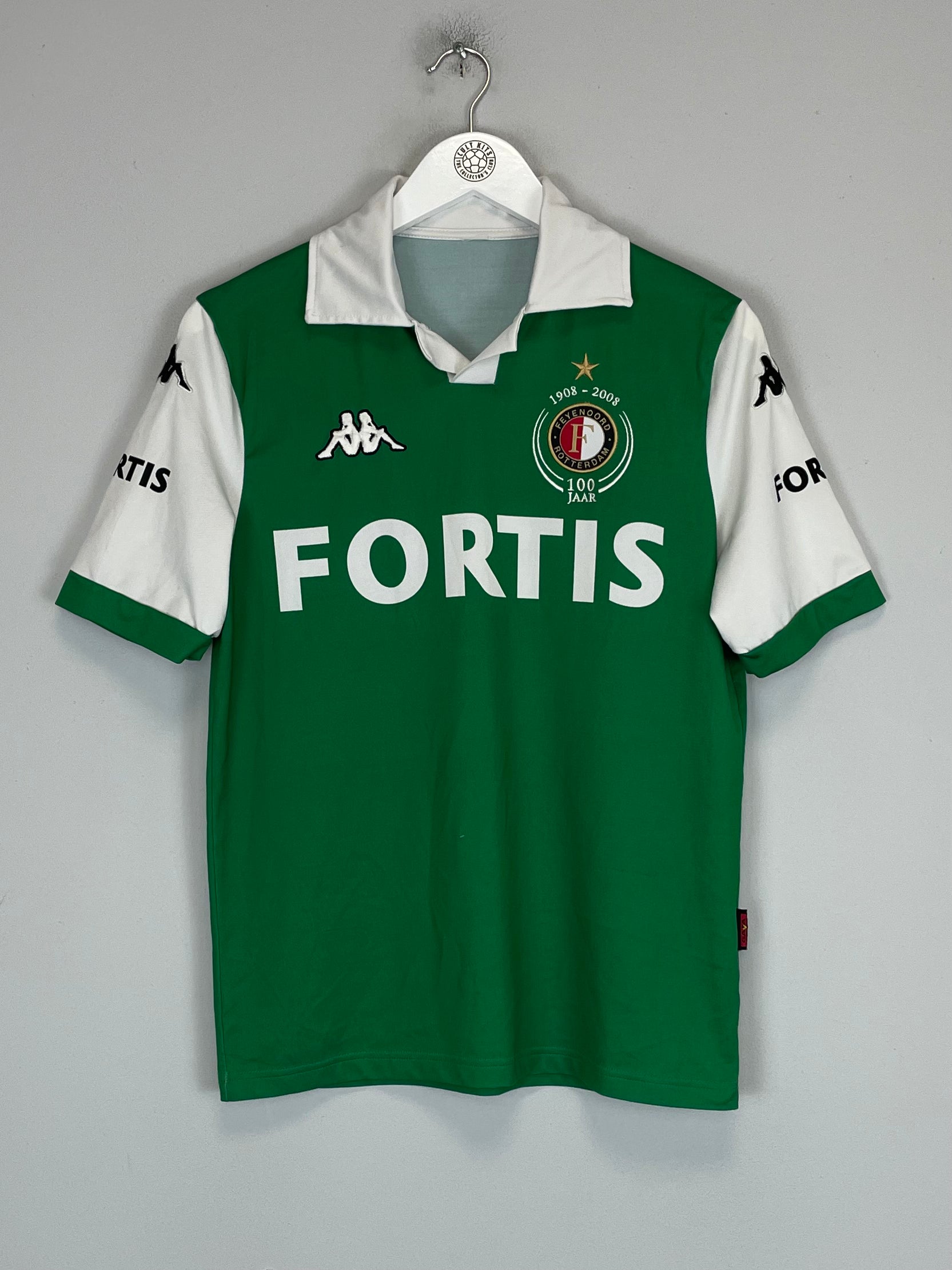 Shop 2008/09 FEYENOORD *CENTENARY* AWAY SHIRT (S) KAPPA, classic football shirts, vintage football shirts & retro soccer jerseys at Cult Kits