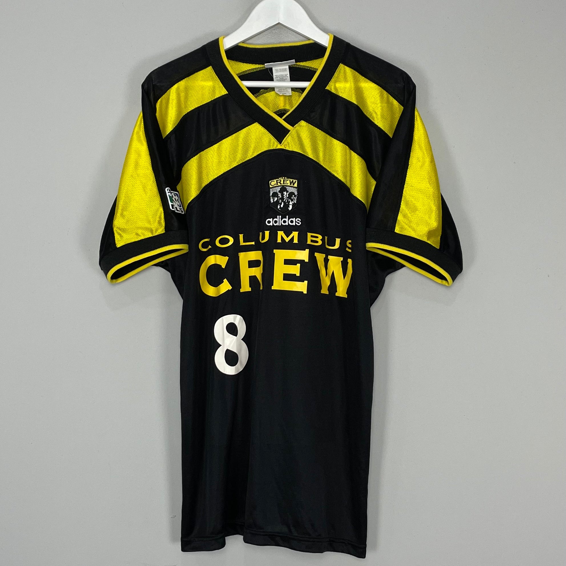 Shop 1996 COLOMBUS CREW OUGHTON #8 HOME SHIRT (L) ADIDAS, classic football shirts, vintage football shirts & retro soccer jerseys at Cult Kits